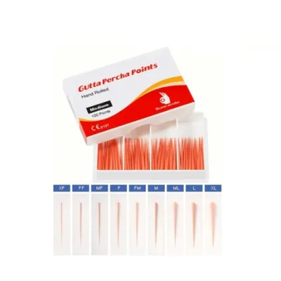 Штифты гуттаперчевые MF-красные