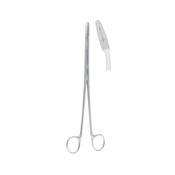 BF. 057.250 Корнцанг (Зажим Гросс-Майера) изогнутый (Gross-Maier)