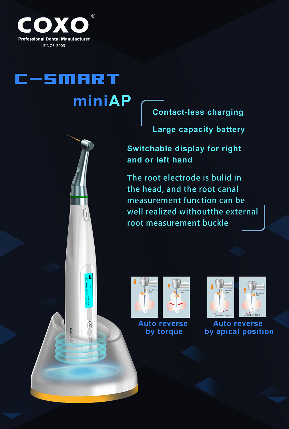 Эндодонтический микромотор С-Смарт Мини АП (C-Smart Mini AP)