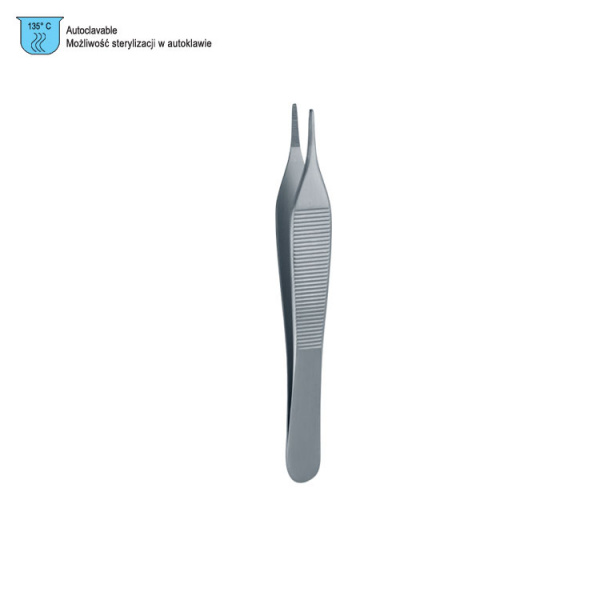 Пинцет анатомический Adson 120 мм (BD.370.120)