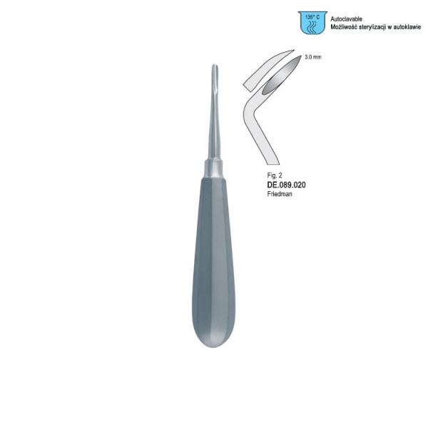 Элеватор Friedman угловой правый (DE.089.020)