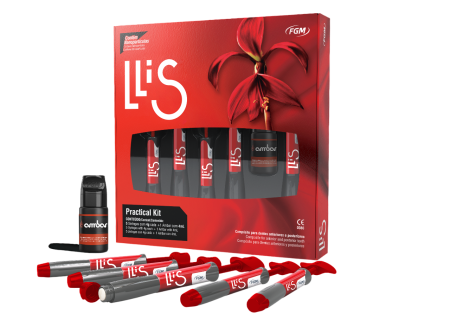 Ллис набор: 5 х 4 г + адгезив 4 мл (Llis Intro Kit)