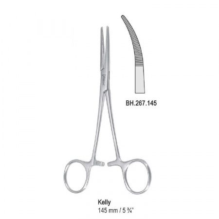 Зажим кровоостанавливающий BH.267.145 (Kelly)