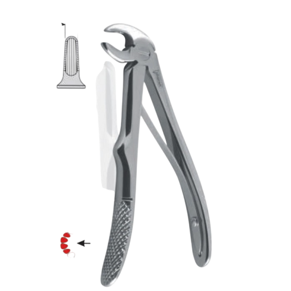 DE.650.050 Щипцы для удаления молочных зубов
