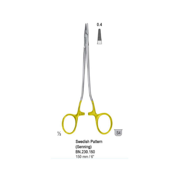Иглодержатель Swedish-Micro (Senning) 150 мм (BN.230.150)