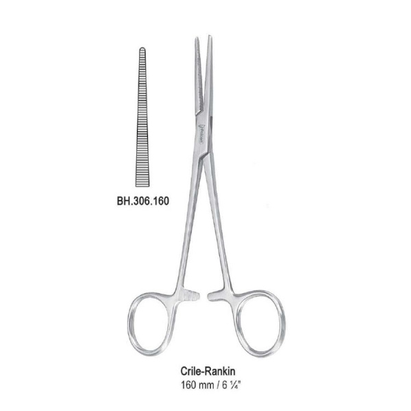 Зажим кровоостанавливающий BH.306.160 (Crile-Rankin)