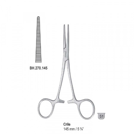 Зажим кровоостанавливающий BH.270.145 (Crile)