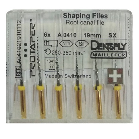 ПроТейпер Юниверсал 19 мм SX (ProTaper Universal Shaping Files 19 mm SX)
