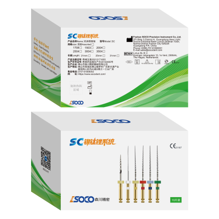 Файлы SC NiTi (SOCO) 25 мм уп/6 шт