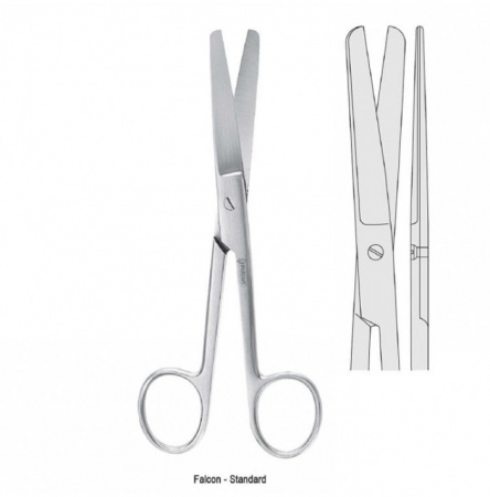 BS.650.145  Ножницы хирургические (Falcon-Standard)