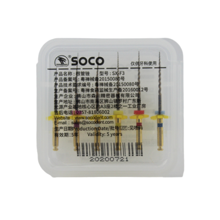 Файлы SX-F3  ассортимент 25 мм уп/6шт. (Soco)