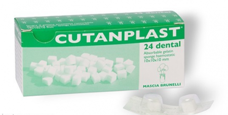 Губка гемостатическая CUTANPLAST  (DENTAL 10х10х10мм)