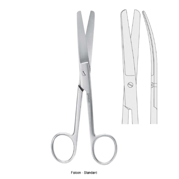 BS.651.145  Ножницы хирургические (Falcon-Standard)